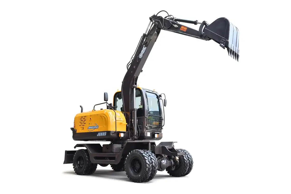 CE-Approved-6ton-9ton-Mini-Excavators-Digger-Earth-Moving-Machine-Hydraulic-Wheel-Excavator